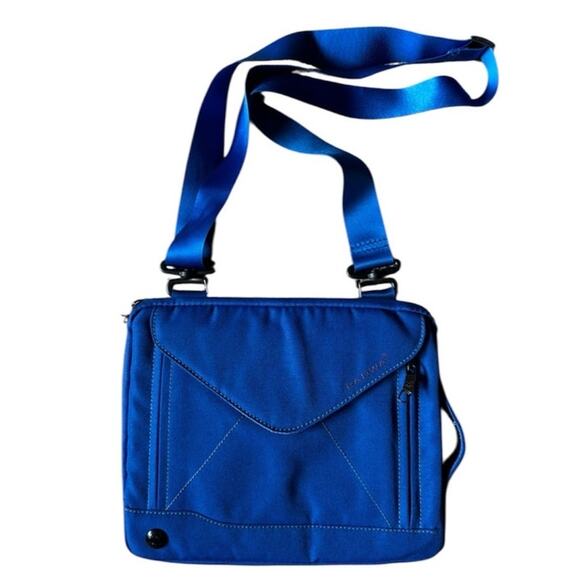Padwa Envelope Bag Shoulder Bag Handle Blue Tablet Bag Computer Pouch Small - Picture 1 of 4